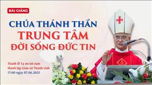 Chúa Thánh Thần: trung tâm đời sống đức tin - ĐGM Đaminh Nguyễn Văn Mạnh