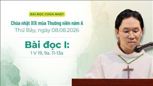 Bài đọc I: 1 V 19, 9a. 11-13a | Chúa nhật XIX Thường niên năm A