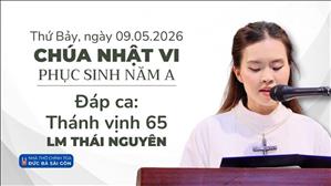 Đáp ca: Tv 65 - Lm Thái Nguyên | Chúa nhật VI Phục sinh năm A