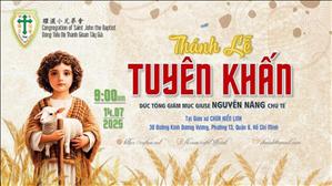 Thánh lễ Tuyên Khấn Dòng Tiểu Đệ Thánh Gioan Tẩy Giả | 9:00 ngày 14-7-2025