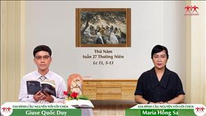 Kiên Trì Cầu Nguyện - Thứ Năm tuần XXVII Thường niên (Lc 11, 5-13)