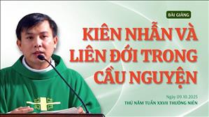Kiên nhẫn và liên đới trong cầu nguyện - Lm Antôn Maria Lê Hà Diệp Phúc