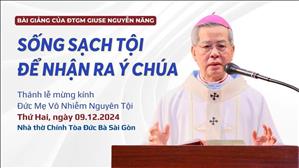 Sống sạch tội để nhận ra ý Chúa - ĐTGM Giuse Nguyễn Năng