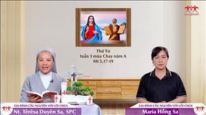 Luật yêu thương - Thứ Tư tuần III MC | Gia đình cầu nguyện với Lời Chúa