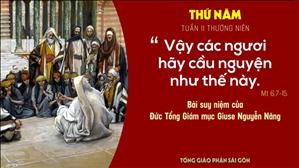 Suy niệm Lời Chúa: Thứ Năm tuần 11 Thường niên - Đức TGM Giuse Nguyễn Năng