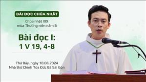 Bài đọc I: 1 V 19, 4-8 - CN XIX TN năm B