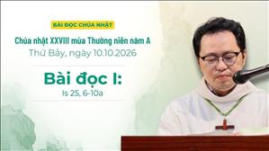 Bài đọc I: Is 25, 6-10a | Chúa nhật XXVIII Thường niên năm A