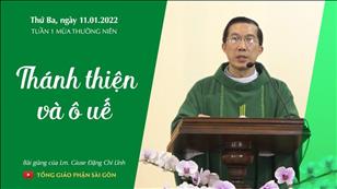 TGPSG Bài giảng: Thứ Ba tuần 1 mùa Thường niên ngày 11-1-2022 tại Nhà nguyện Trung tâm Mục vụ TGP Sài Gòn