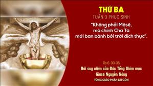 TGP Sài Gòn - Suy niệm Tin mừng 20-4-2021: Thứ Ba tuần 3 Phục sinh - ĐTGM Giuse Nguyễn Năng