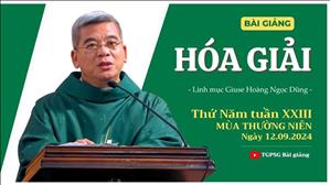 Hóa giải - Lm Giuse Hoàng Ngọc Dũng | Thứ Năm tuần XXIII TN