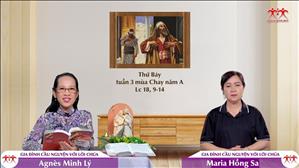 Khiêm nhường trước Chúa - Thứ Bảy tuần III MC | Gia đình cầu nguyện với Lời Chúa 