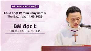 Bài đọc I: Sm 16, 1b. 6-7. 10-13a | CN IV MC năm A