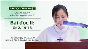 Bài đọc II: Gc 2, 14-18 - CN XXIV TN năm B