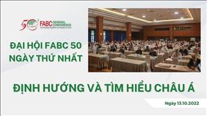 Đại hội FABC 50 ngày thứ nhất Định hướng và tìm hiểu châu Á
