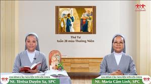 Luật - Thứ Tư tuần XXVIII TN | Gia đình cầu nguyện với Lời Chúa