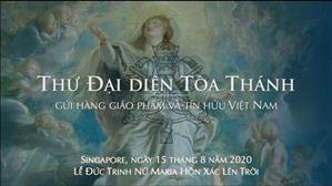 Thư Đại diện Tòa Thánh gửi hàng giáo phẩm và tín hữu Việt Nam