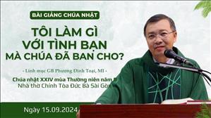 Tôi làm gì với tình bạn mà Chúa đã ban cho? - Lm GB Phương Đình Toại, MI | CN XXIV TN năm B