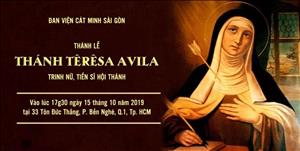 Thánh lễ Thánh Têrêsa Avila - Trinh nữ, tiến sĩ hội thánh 15.10.2019 (trực tuyến)