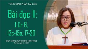 CN 2 TN B - Bài đọc II: 1 Cr 6, 13c-15a, 17-20