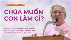 Chúa Muốn Con Làm Gì? - Lm Phanxicô Xaviê Bảo Lộc | CN IV MC năm A