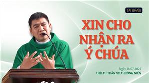 Xin cho nhận ra ý Chúa - Lm Phêrô Phạm Kim Quyền, MI | Thứ Tư tuần XV Thường niên