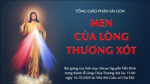 TGP Sài Gòn - Bài giảng thánh lễ Lòng Chúa Thương Xót ngày 16-10-2020: Men của lòng thương xót
