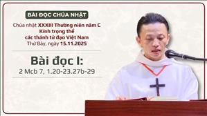 Bài đọc I: 2 Mcb 7, 1.20-23.27b-29 | Kính trọng thể các thánh tử đạo Việt Nam