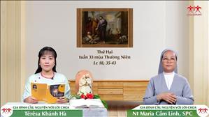 Được chữa lành vì tin - Thứ Hai tuần XXXIII Thường niên (Lc 18, 35-43)