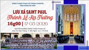 Thánh lễ Ra trường Lưu xá Saint Paul | 16:00 ngày 17-5-2026