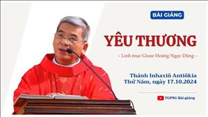 Yêu thương - Lm Giuse Hoàng Ngọc Dũng | Thứ Năm tuần XXVIII TN