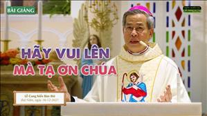 Bài giảng của ĐTGM Giuse Nguyễn Năng trong thánh lễ Cung hiến Bàn thờ ngày 16-12-2021 tại Nhà thờ Giáo xứ Tân Định