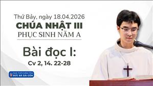 Bài đọc I: Cv 2, 14. 22-28 | Chúa nhật III Phục sinh năm A