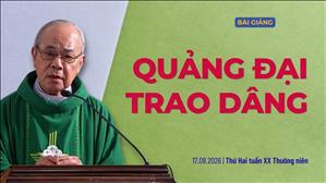 Quảng đại trao dâng - Lm Rôcô Nguyễn Duy | Thứ Hai tuần XX Thường niên