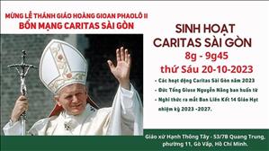 Bổn Mạng Caritas Sài Gòn - Sinh Hoạt | 8:00 Ngày 20-10-2023 | Giáo Xứ Hạnh Thông Tây
