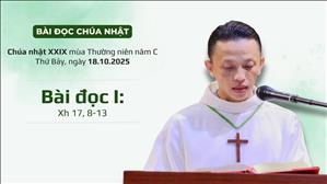 Bài đọc I: Xh 17, 8-13 | CN XXIX TN năm C