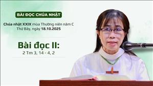 Bài đọc II: 2 Tm 3, 14 - 4, 2 | CN XXIX TN năm C