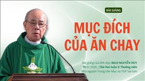 Mục đích của ăn chay - Lm Rôcô Nguyễn Duy | Thứ Hai tuần II Thường niên