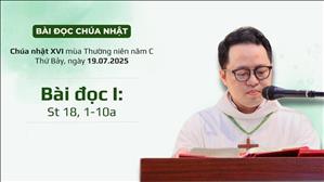 Bài đọc I: St 18, 1-10a | CN XVI TN năm C