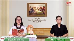 Hãy đến - Thứ Năm tuần XX TN | GIA ĐÌNH CẦU NGUYỆN VỚI LỜI CHÚA