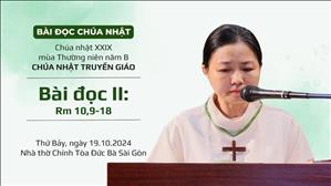 Bài đọc II: Rm 10,9-18 - Chúa nhật Truyền giáo