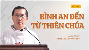 Bình an đến từ Thiên Chúa - Lm Giuse Đặng Chí Lĩnh | Thứ Ba tuần V Phục sinh