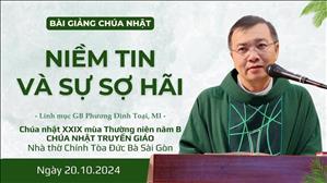 Niềm tin và sự sợ hãi - Lm GB Phương Đình Toại, MI | Chúa nhật Truyền giáo