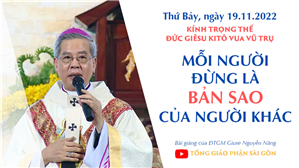 Mỗi người đừng là bản sao của người khác - ĐTGM Giuse Nguyễn Năng | Đại hội Giới trẻ TGP Sài Gòn 2022