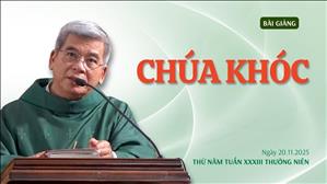 Chúa khóc - Lm Giuse Hoàng Ngọc Dũng | Thứ Năm tuần XXXIII Thường niên