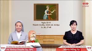 Sự sống vĩnh cửu - Thánh Cécilia, trinh nữ, tử đạo (Lc 20, 27-40)