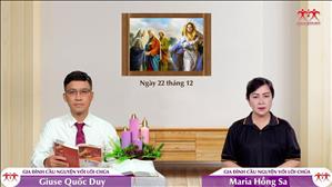 Đón nhận tình thương của Chúa - Ngày 22 tháng 12 | Gia đình cầu nguyện với Lời Chúa