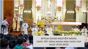 ĐTGM Giuse Nguyễn Năng chúc Tết cộng đoàn Dân Chúa TGP | Thánh lễ Giao thừa