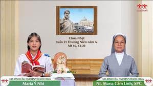 Lời tuyên xưng - CN XXI TN năm A | GIA ĐÌNH CẦU NGUYỆN VỚI LỜI CHÚA