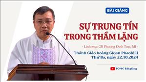 Sự trung tín trong thầm lặng - Lm GB Phương Đình Toại, MI | Thánh Giáo hoàng Gioan Phaolô II