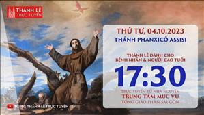 Thánh lễ trực tuyến | 17:30 | Thánh Phanxicô Assisi | Ngày 4-10-2023 | TTMV TGPSG